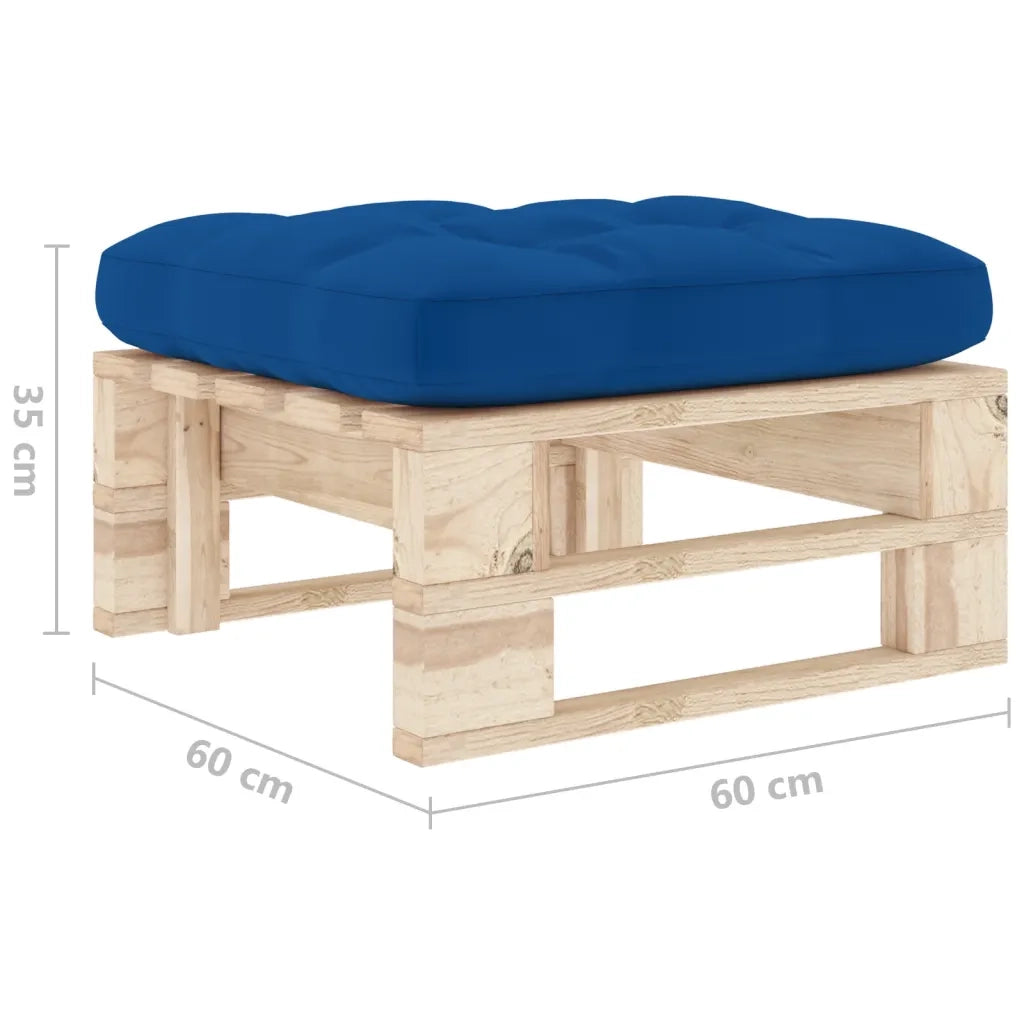 Ottomana da Giardino Pallet in Legno di Pino Impregnato CFW2539971
