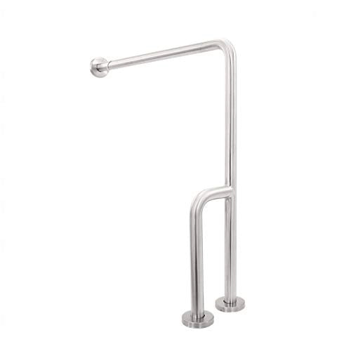 Barra sostegno maniglione a parete doccia disabili inox satinato nofer 15203.S
