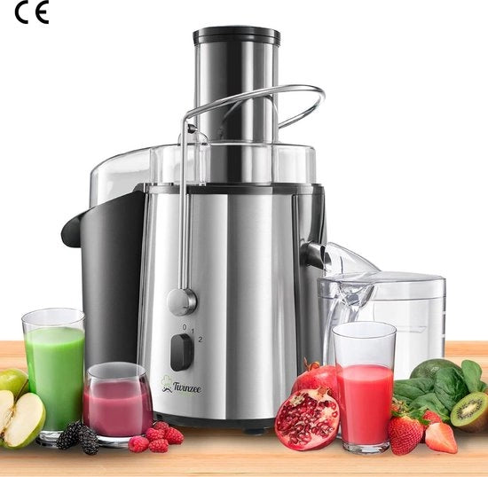 Juicer per Verdure e Frutta con 2 Velocità - 850 W con Apertura Ampia (75 mm) e Base Antiscivolo per Succo Fresco