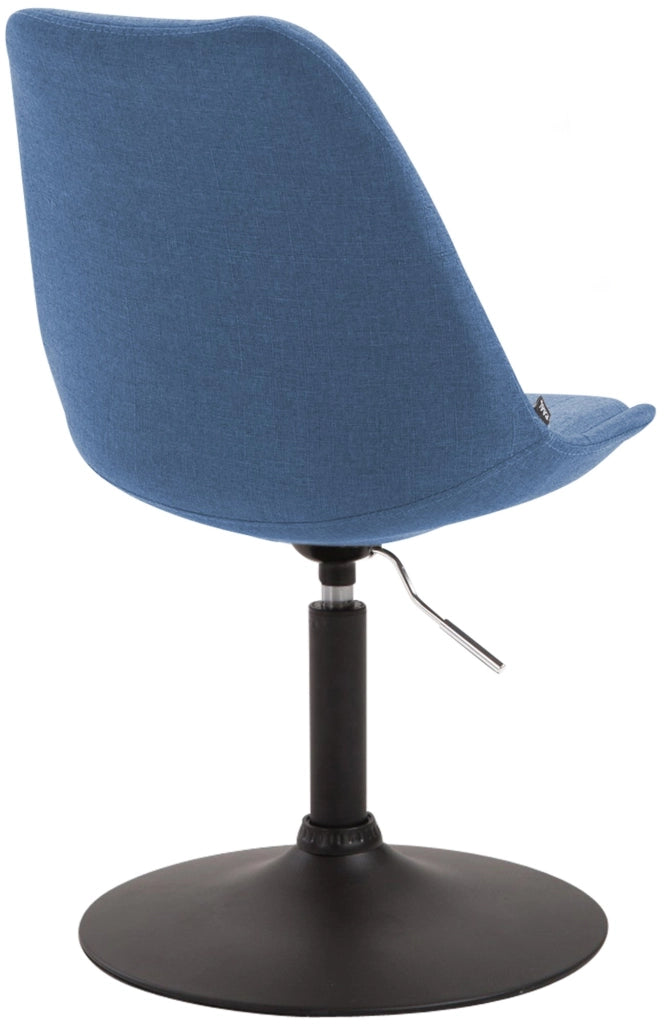 Sedia da pranzo MAVERICK in tessuto blu,nero