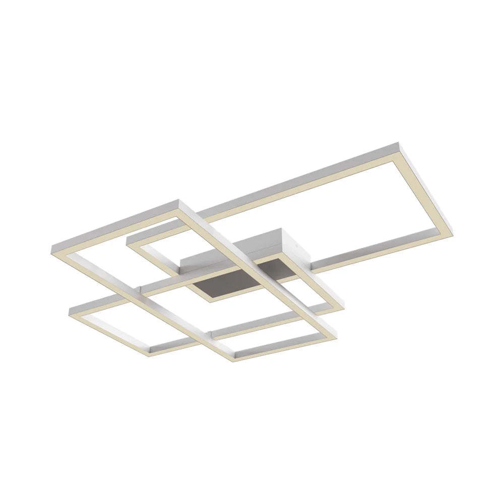Maytoni Plafoniera Moderna Rida 1 luce LED integrato bianco alluminio