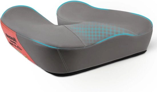 Cuscino di Supporto Ergonomico con Gel in Spazio 4D per Seduta Extra Grande in Schiuma di Memoria con Pelle Respirante per Auto Ufficio Sedia a Rotelle Utente (Grigio)