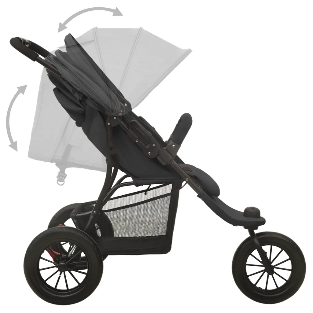 Passeggino per Bambini Antracite in Acciaio CFW1976802