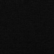 Letto con Materasso Nero 80x200 cm in Tessuto