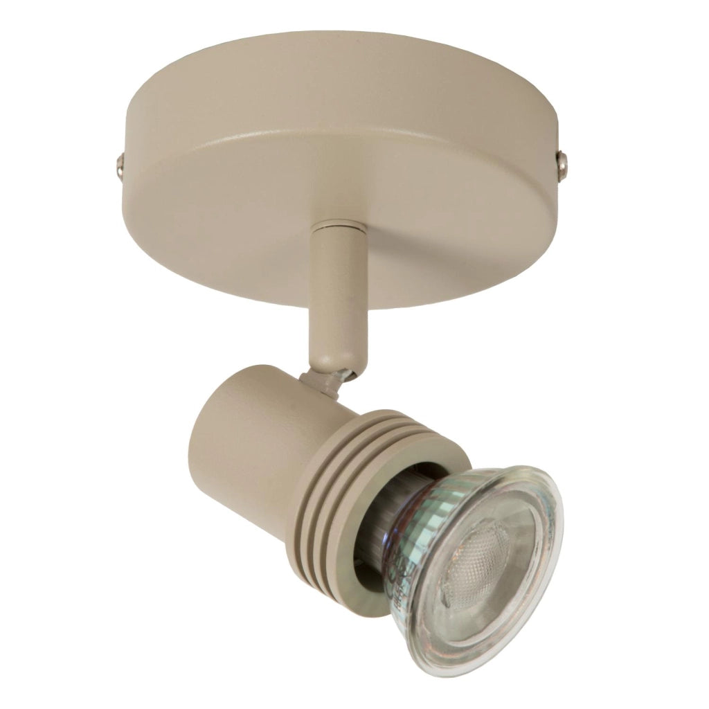 Spot soffitto KIANTI 1xGU10 taupe metallo Lucide