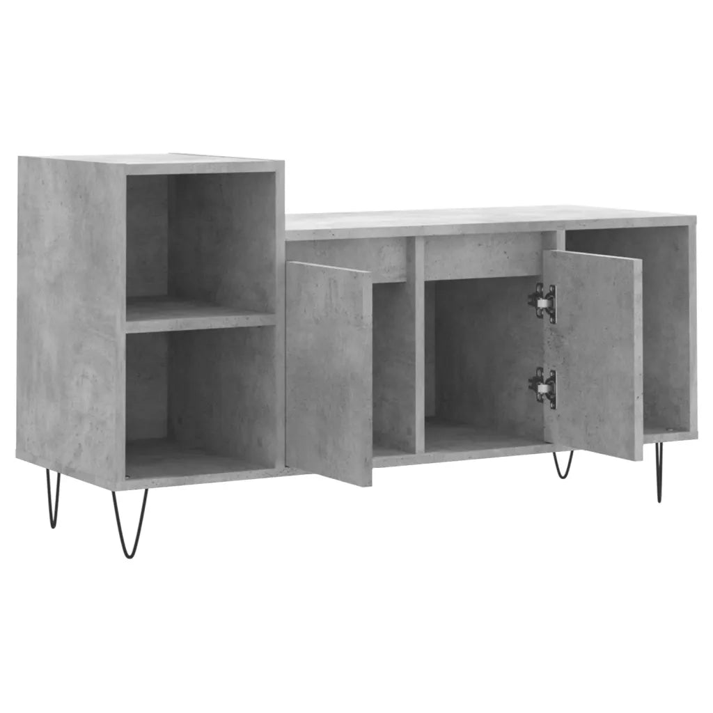 Mobile per TV | Armadietto TV | Mobile Porta TV Grigio Cemento 100x35x55 cm Legno Multistrato