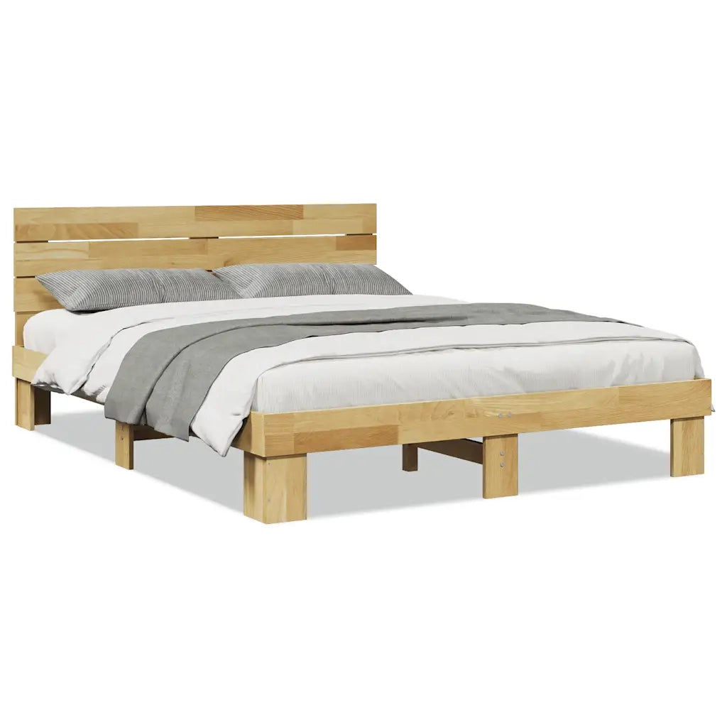 Struttura Letto con Testiera Senza Materasso 135x190 cm 3315728