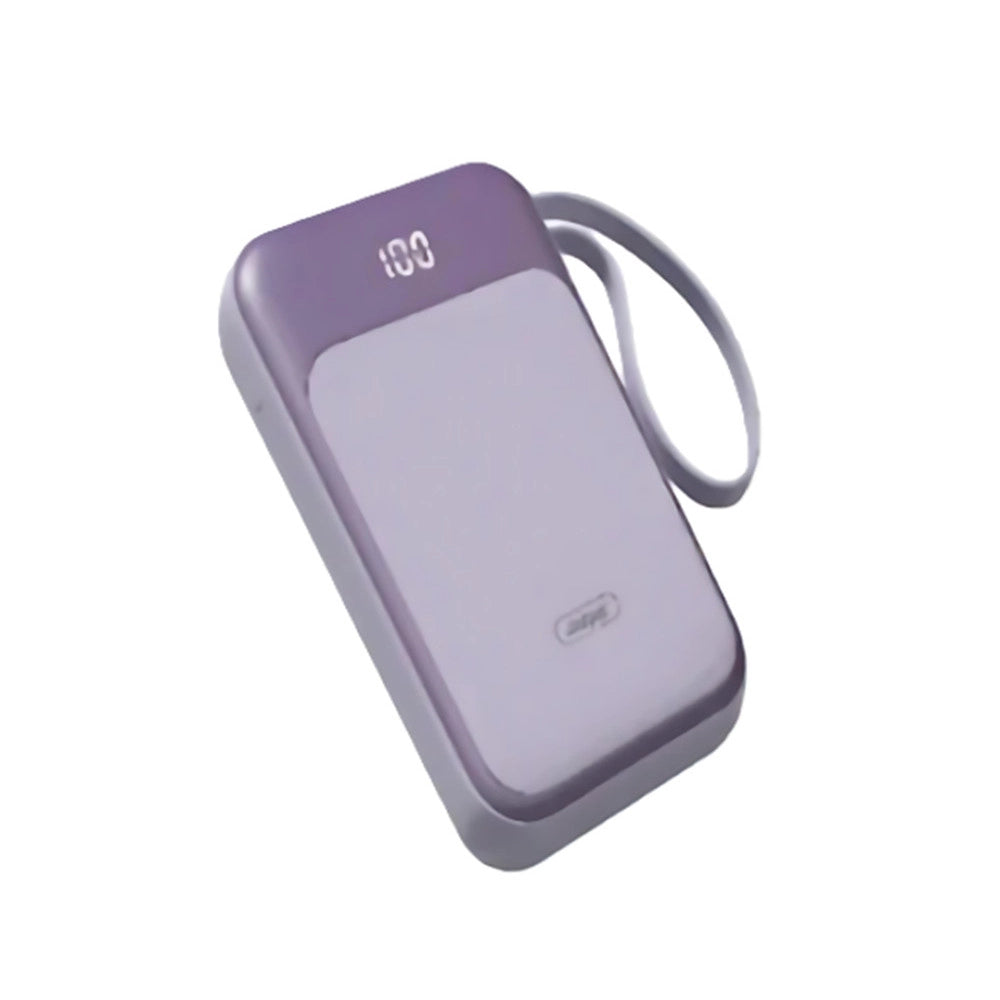 Trade Shop - Mini Power Bank 15000mah Caricabatterie Portatile Q-cd702 Porta Usb-c Magsafe Display Led -