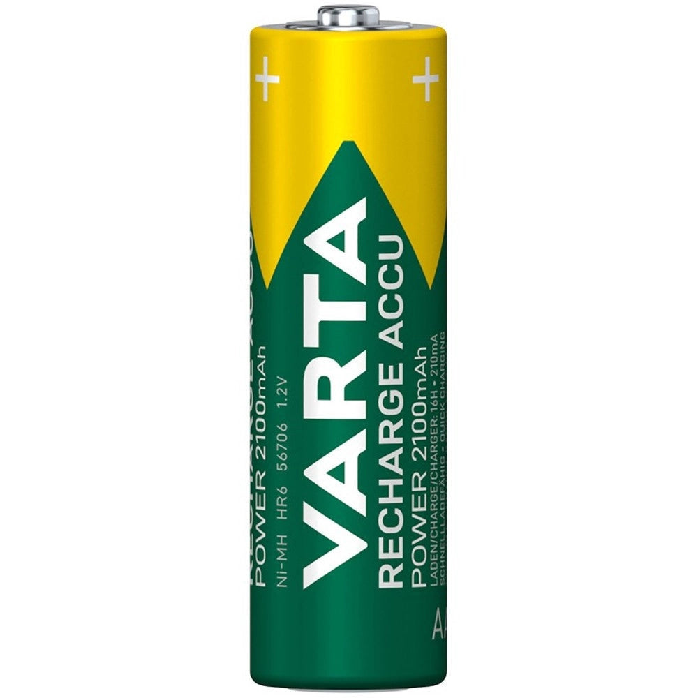 Trade Shop - 4 Pile Varta Stilo Batterie Aa Alkaline Ricaricabili 2100mah Nimh Hr6 1.2v Accu -
