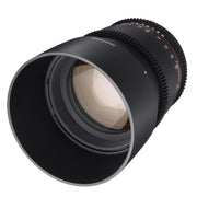 SAMYANG 85/1,5 Obiettivo Video DSLR II Sony E messa a fuoco manuale obiettivo video 0,8 ghiera ingranaggi, obiettivo ritratto nero 7817