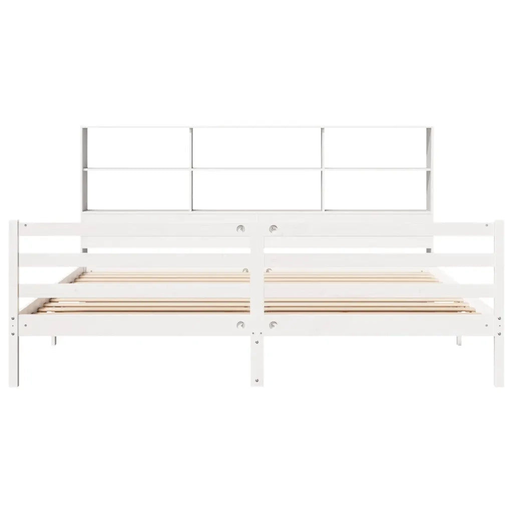 Giroletto con Libreria senza Materasso 180x200 cm in Legno Pino 3321906