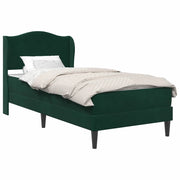 Letto singolo | Letto per adulti | Struttura del letto Verde Scuro 100 x 200 cm Velluto