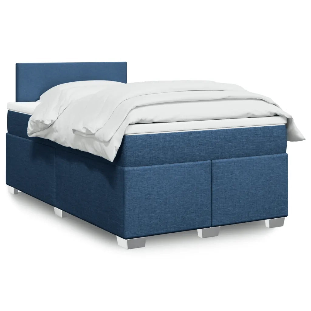 Giroletto a Molle con Materasso Blu 120x200 cm in Tessuto 3288154