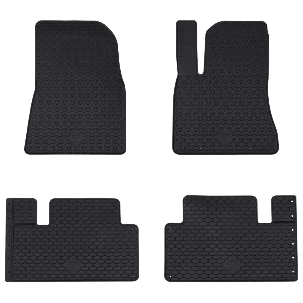Tappetino per Auto 4 pz Nero Gomma CFW3162307