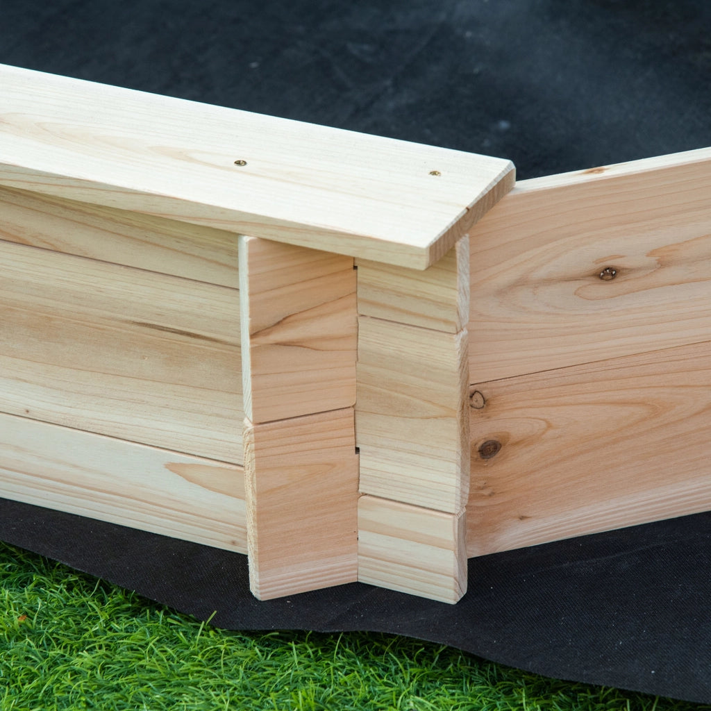 Sandbox Ottagonale in Legno ¨C zephmum ¨C 139.5x139.5x21.5 cm con Bache e Tappeto