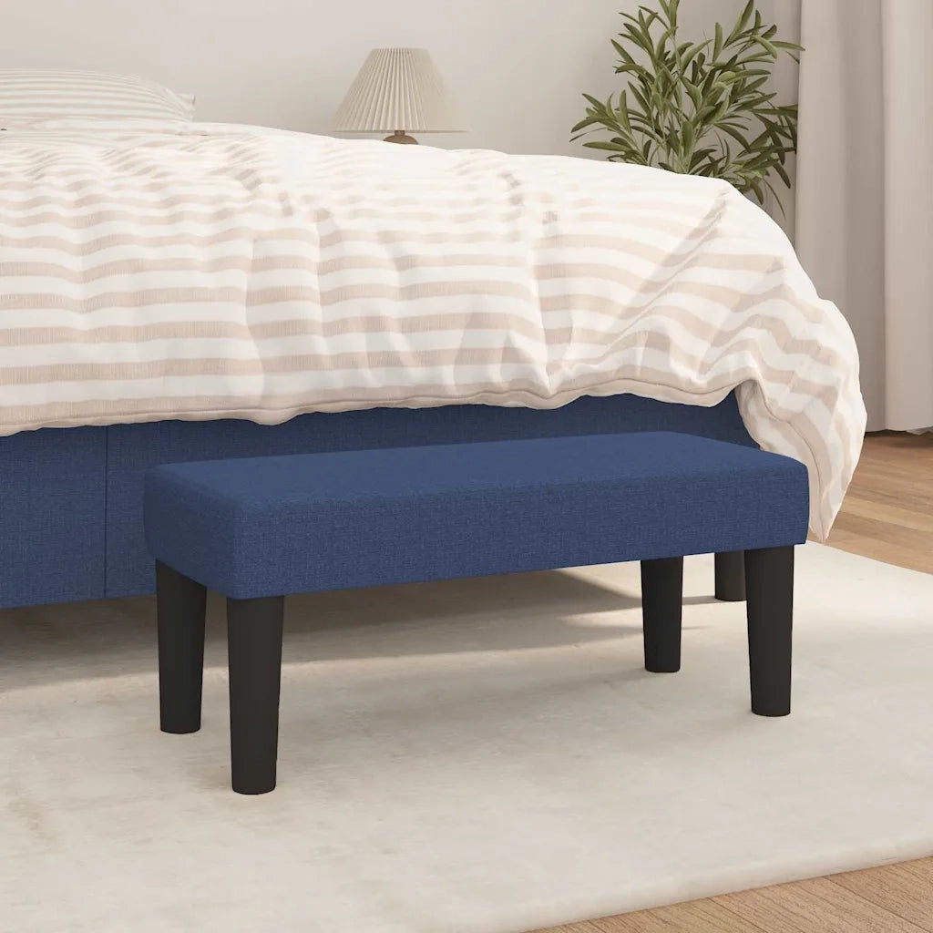 Panca Blu 70x30x30 cm in Tessuto CFW1166449