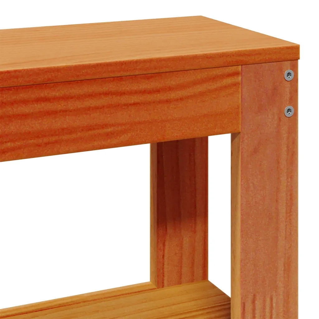 vidaXL Letto senza Materasso Marrone Cera 75x190 cm in Legno di Pino