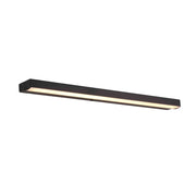 Applique bagno moderna LED lineare nera 7W 3000K TRIO