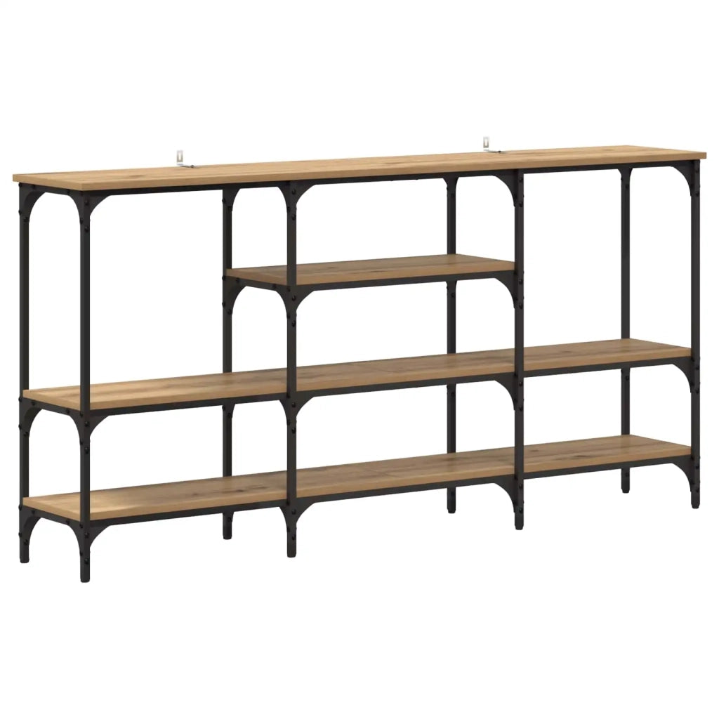 Tavolo consolle rovere artigianale 160 x 29 x 80 cm
