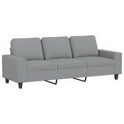 Divano | Divano da soggiorno | Sofa a 3 Posti Grigio Chiaro 180 cm in Tessuto
