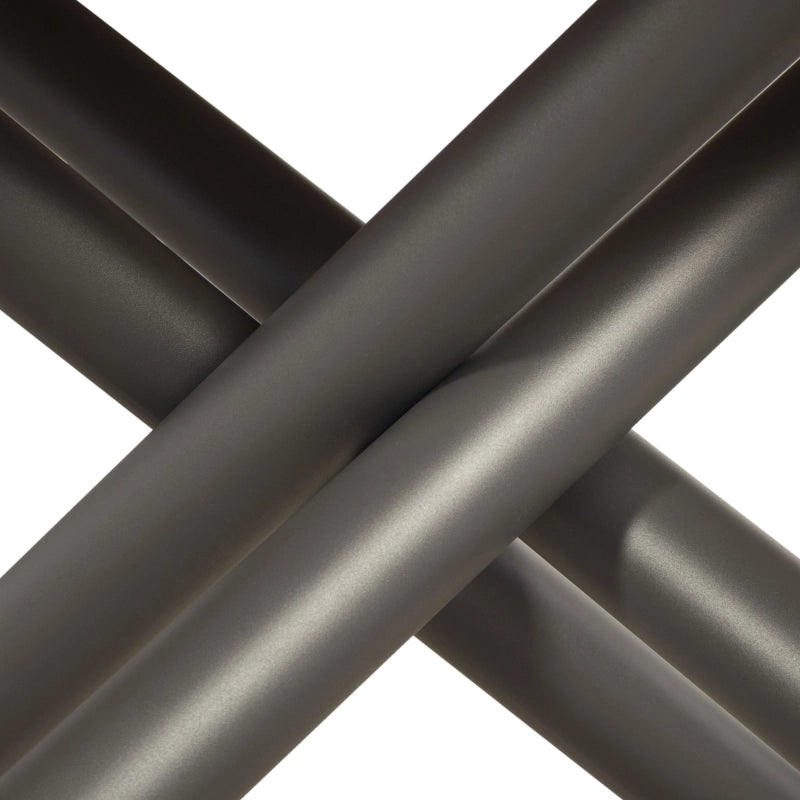 Tavolo allungabile 90x120/380 cm Famas Evolution telaio Antracite - Cemento