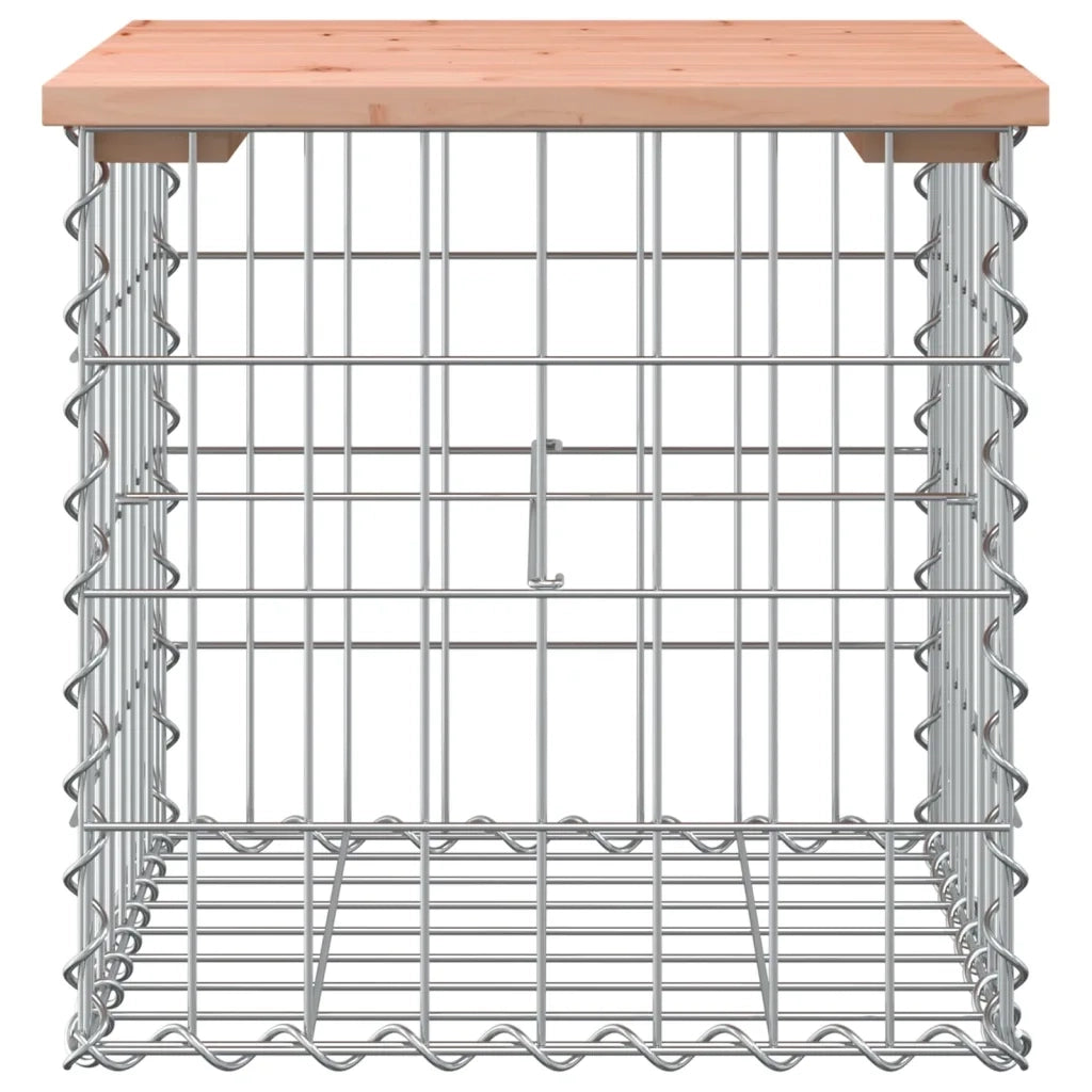 Panca da Giardino Design Gabbione 43x44x42 cm Massello Douglas 834336
