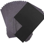 Papier di trasferimento A4 - 100 fogli Neri - Riciclabile - Papier di trasferimento - Adatto per Legno/Papier/Canapa - Ideale per Copie a mano - Papier di trasferimento