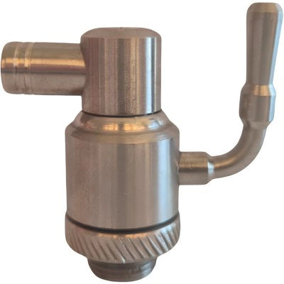 RUBINETTO A SFERA INOX SALVAGOCCIA + GHIERA PLUS - TORNITO 3/8M- 5 pezzi