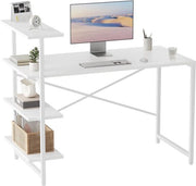 Biblioteca da Ufficio Compatta - 120x60 cm - Scrivania Multifunzione per Casa e Ufficio