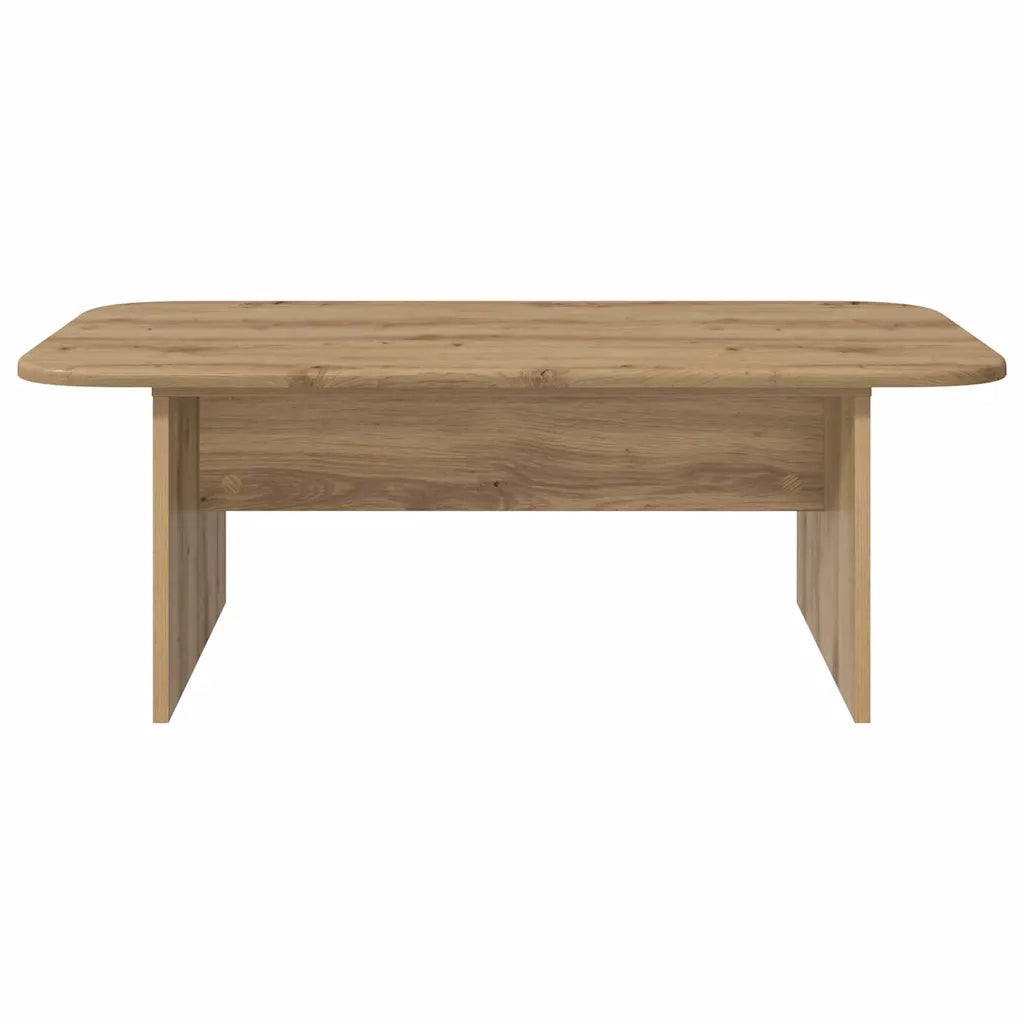 Tavolino da salotto Rovere artigianale 93 x 53 x 33 cm