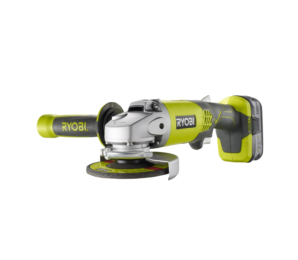 SMERIGLIATRICE ANGOLARE A BATTERIA 'R18AG-140S' RYOBI Ø 115 - 18V 4,0Ah - RYOBI