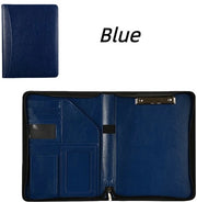 Mapa A4 con Raccordo - Mapa A4 Clip - Blocco da Scrittura - Mapa con Raccordo - Con Mapa Documento Pen Tenera - Mapa di Conferenza - Organizzatore Clip Board - Mapa in Pelle PU - Blu (Solo Mappe)