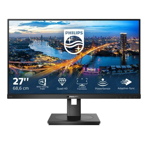 Philips b line 275b1/00 led display 68,6 cm (27") 2560 x 1440 pixel 2k ultra hd lcd nero
