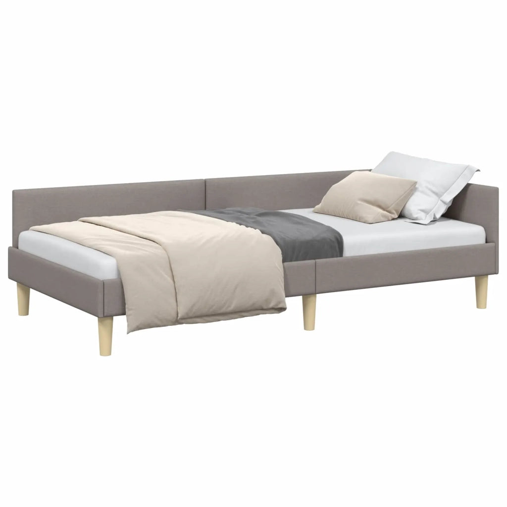 Cornice del letto ad angolo Talpa 90 x 190 cm Tessuto 42016114