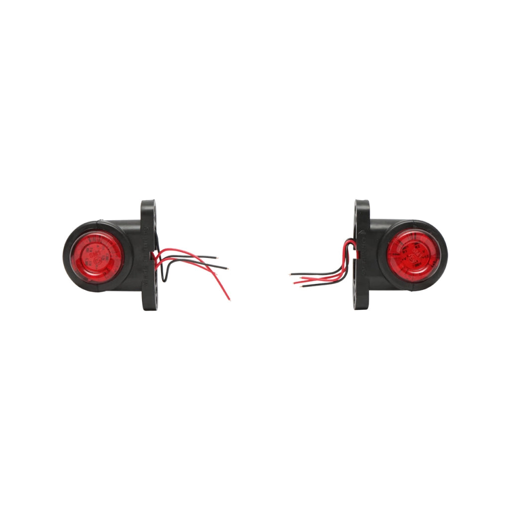 Lampada laterale  con LED, 12-24V, rosso-bianco, FR0102 Breckner Germany