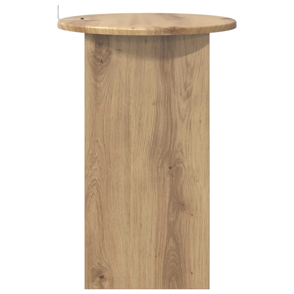 Tavolo laterale Rovere Artigianale Ø 39,5 x 55 cm