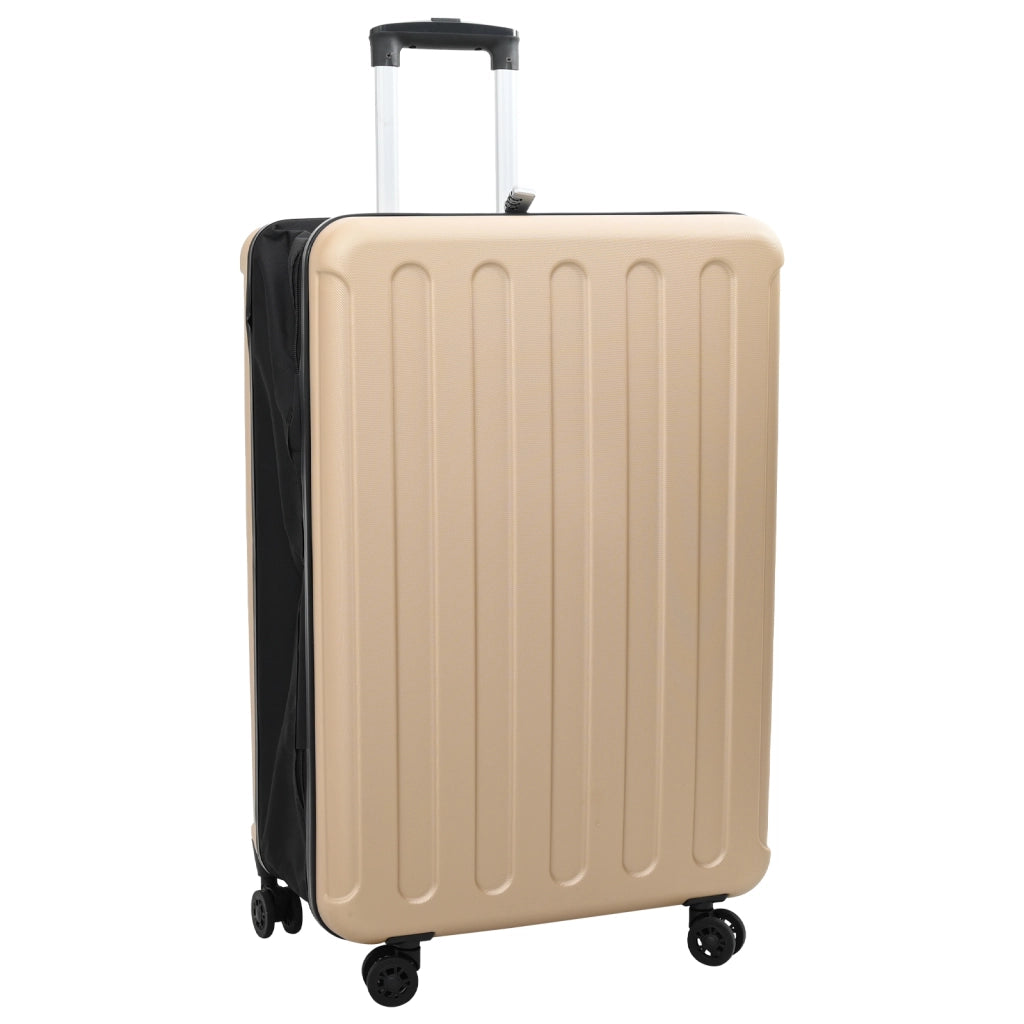 Valigia Pieghevole Scocca Rigida 28'' Champagne 50x30x76 cm ABS