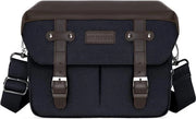 Borsa da Spalla per Fotocamera - Tasca per Fotografo DSLR/SLR/Spiegelloze Fotografie - Borsa con Cerniera in PU Pelle Vintage - Impermeabile - Adatto per Fotocamere Canon/Nikon/Sony e Lenti - Nero