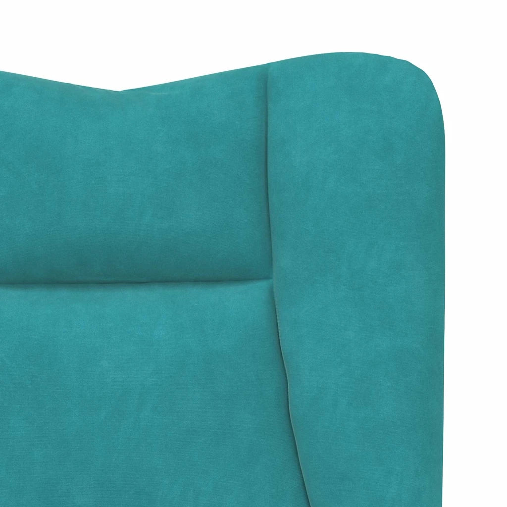 Divano Sedia-Poltrona Turchese 63 x 67 x 94 cm Velluto 780658