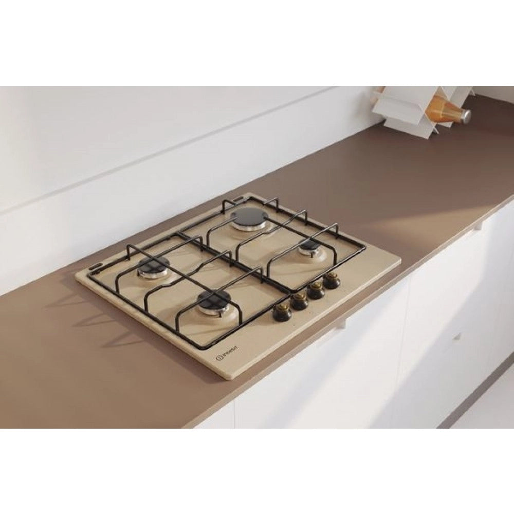 Indesit TH 642 /I (AV) Avena Da incasso 58 cm Gas 4 Fornello(i)
