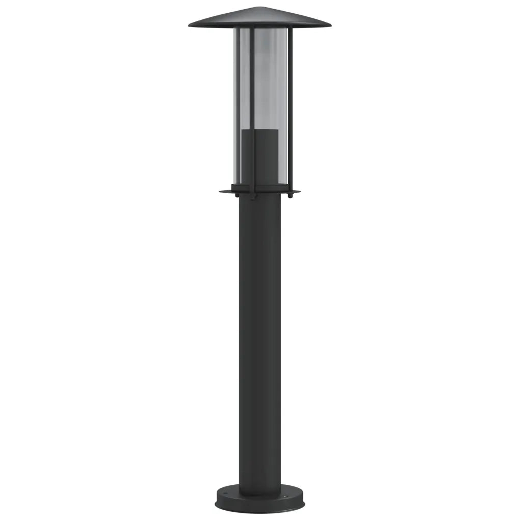 Lampada da Terra per Esterni Nera 60 cm in Acciaio Inox 4006353