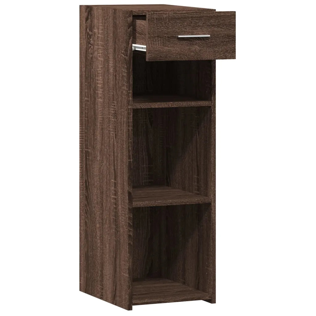 vidaXL Credenza Rovere Marrone 30x42,5x93 cm in Legno Multistrato