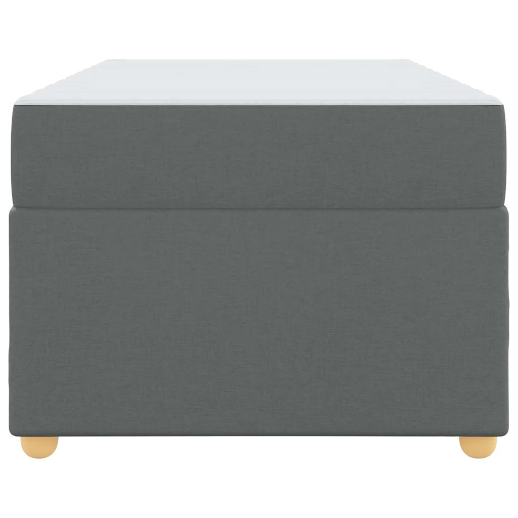 Struttura del letto Grigio scuro 90 x 200 cm Tessuto 3399329
