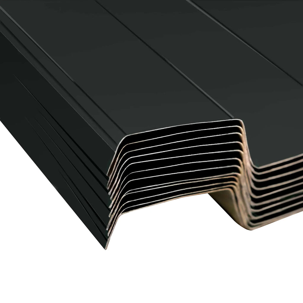 Pannello per tetto 12 pcs Antracite 129 x 45 cm Acciaio zincato 42047075