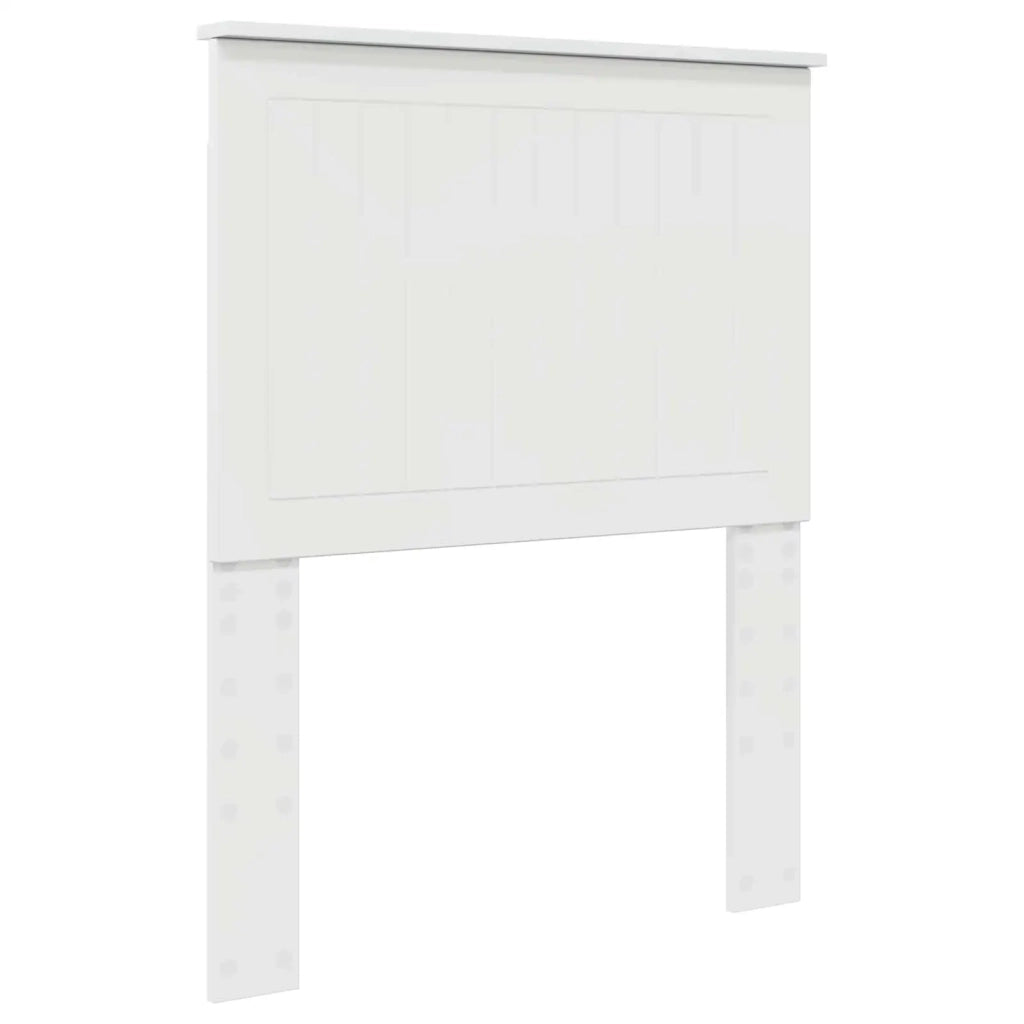 Testiera con testiera Bianco Lucido 75 cm Legno multistrato