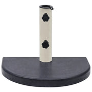 Base per Ombrellone Nera 40x28x4 cm in Granito CFW7079479
