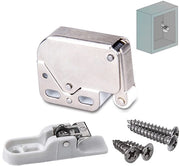 Cassetta di chiusura automatica per porte - Flap Catch - Pacchetto da 15 - Acciaio inossidabile