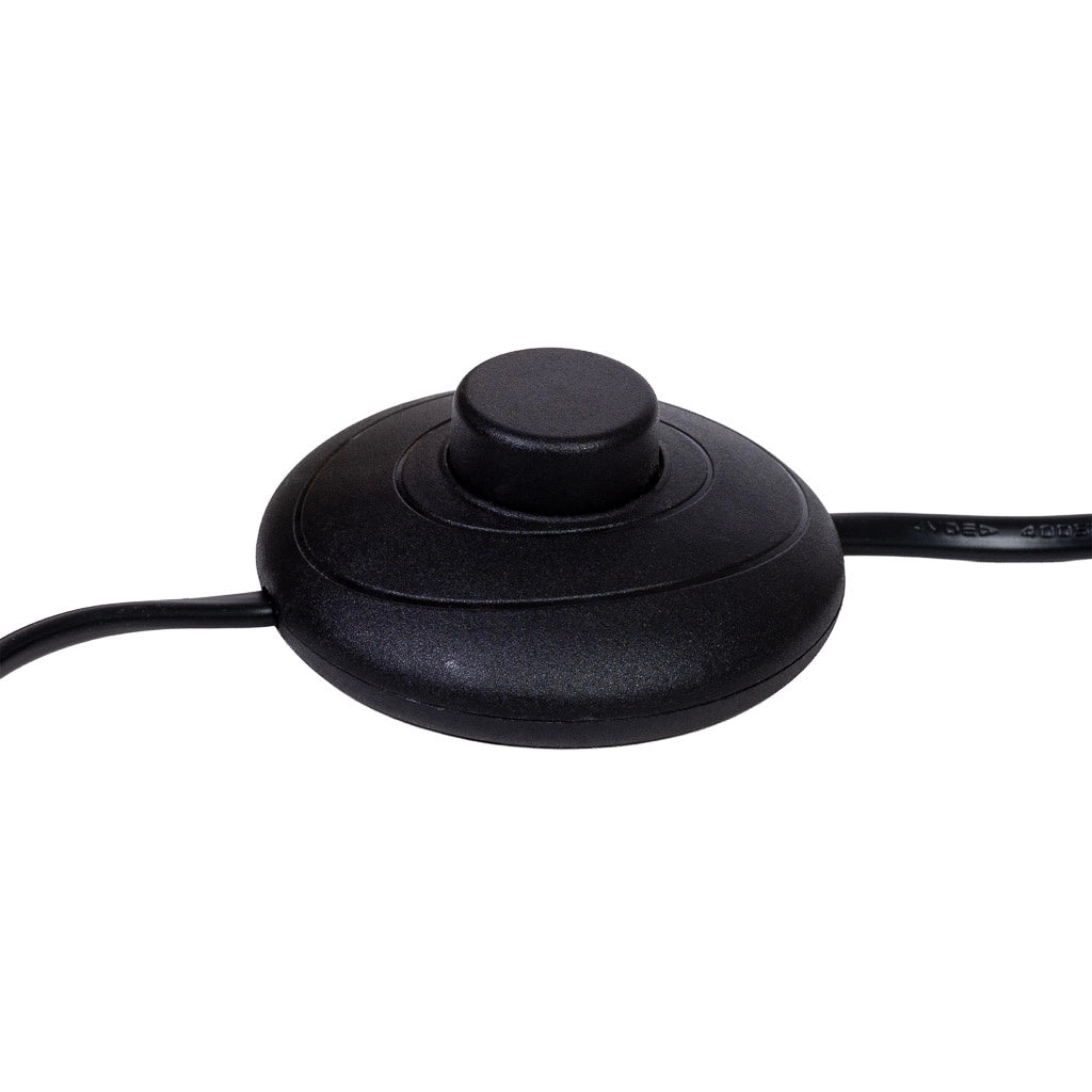 Lampada da terra in metallo nero 39,5x39,5x139/152,5h cm