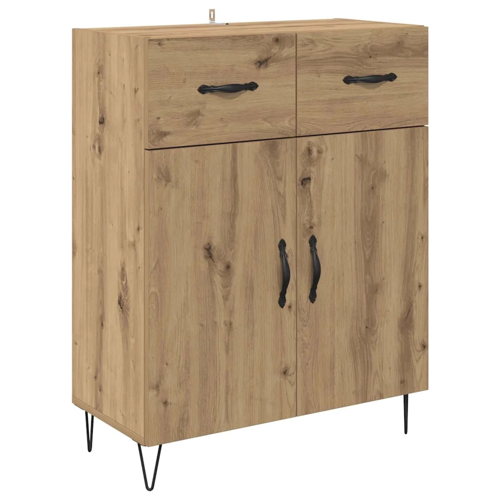Credenza Rovere artigianale 69,5 x 34 x 90 cm Legno multistrato
