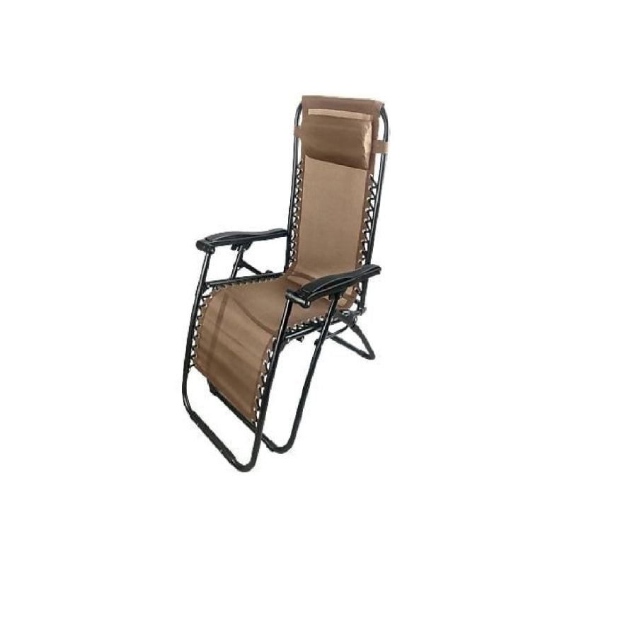SDRAIO POLTRONA MULTIPOSIZIONE PIEGHEVOLE SIESTA MARRONE 90X65X110H CM